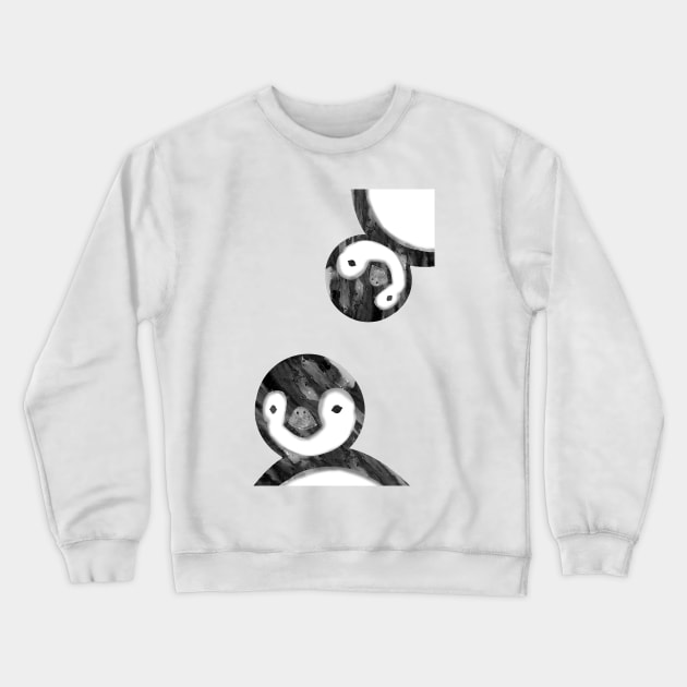 Penguins peeking Crewneck Sweatshirt by RosaliArt